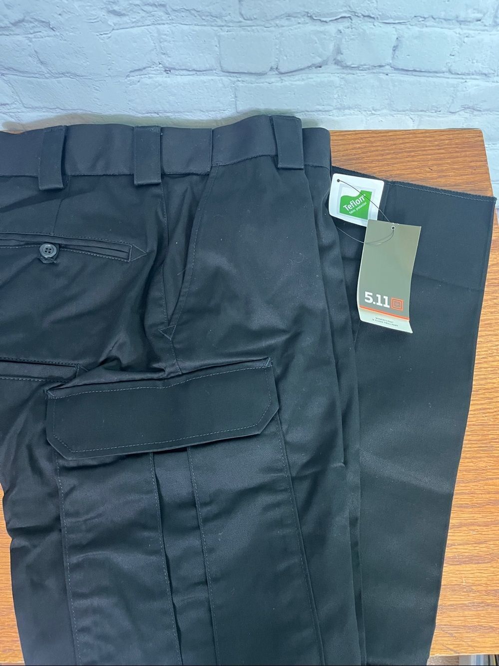 NWT 5.11 Tactical Women's Twill PDU Class-B Pant Sz 8 Unhem 64306 Black